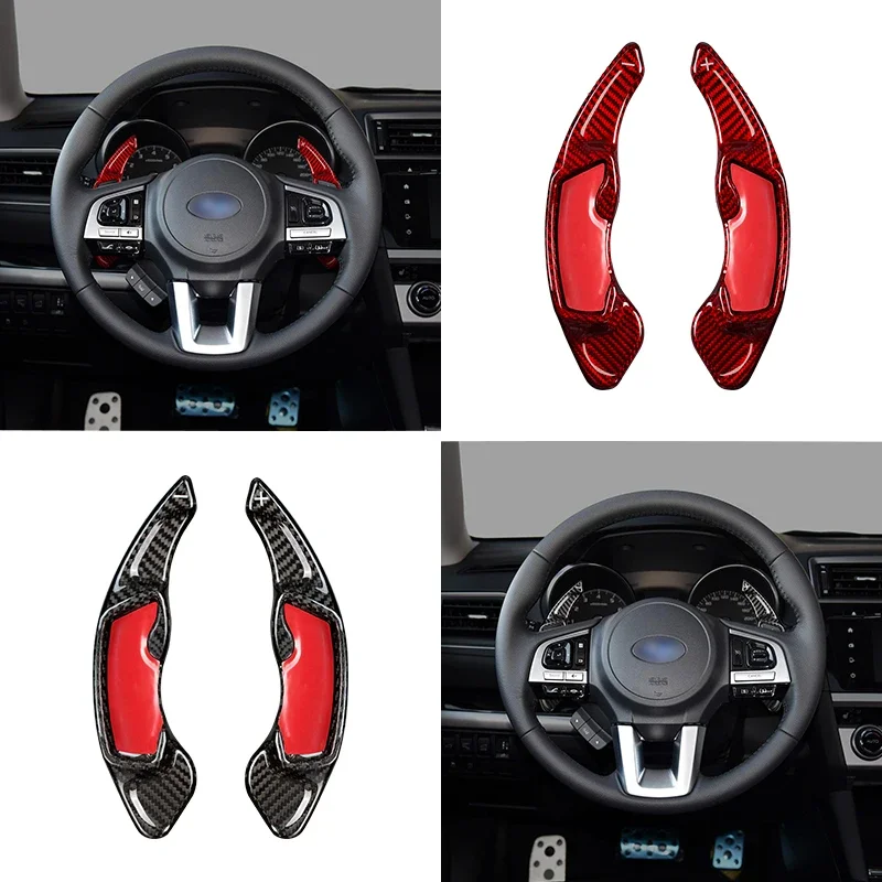 

For Subaru Forester Brz Legacy Outback XV WRX Carbon Fiber Steering Wheel Shift Paddles Extend Sports