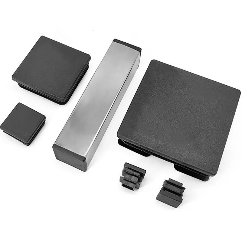 10mm-50mm Furniture Table Foot Tip Chairs Legs Pad Protector Cover Square Screw Caps Pipe Plug Lid Tube Hole Protection End Cap table foot pad table leg tips floor protector caps silicone rubber caps rubber caps silicone rubber plugs pipe end cap