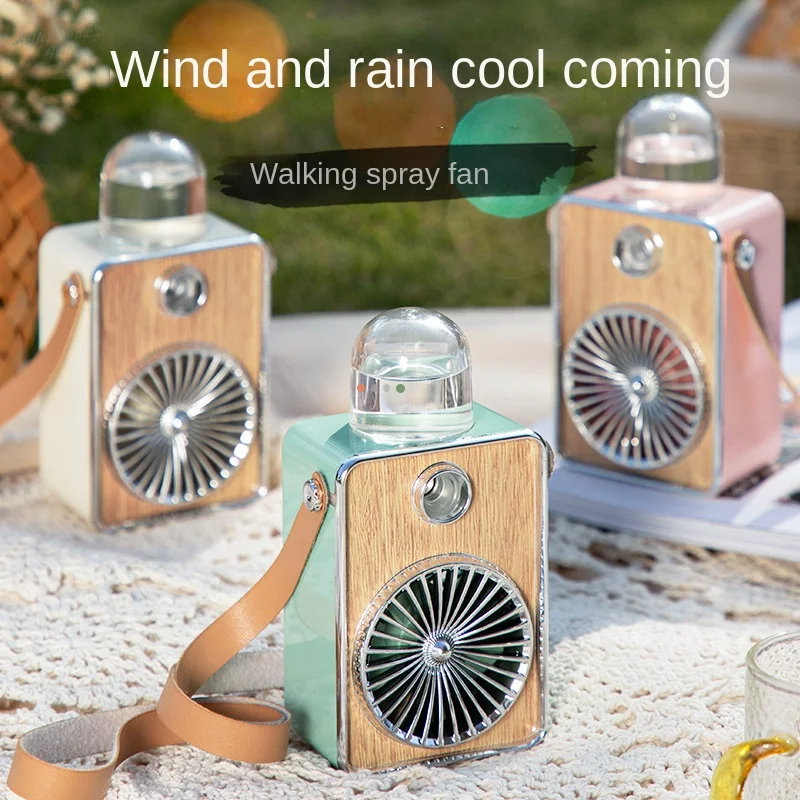 

3 in 1 Handheld Mini Portable Fan Cooling Hanging Neck Usb Fan Air Cooler Portable Cooling Fan Rechargeable Bladeless Fan Cooler