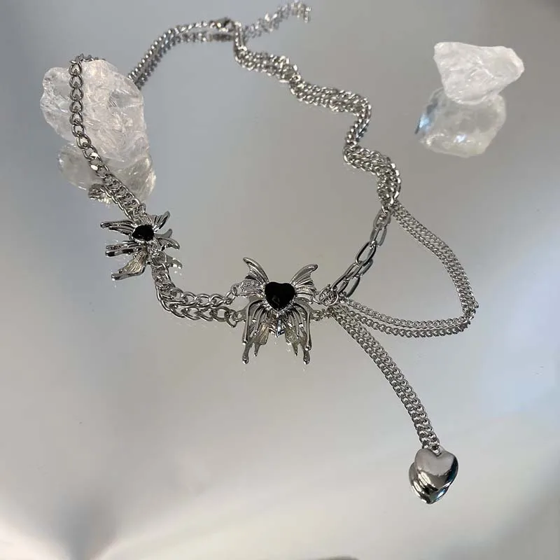 【BLACK PURPLE】BUTTERFLY NECKLACE(2色)☆韓国で大人気☆ 楽天市場】【正規品】 BLACKPURPLE ブレスレット 5P Signature
