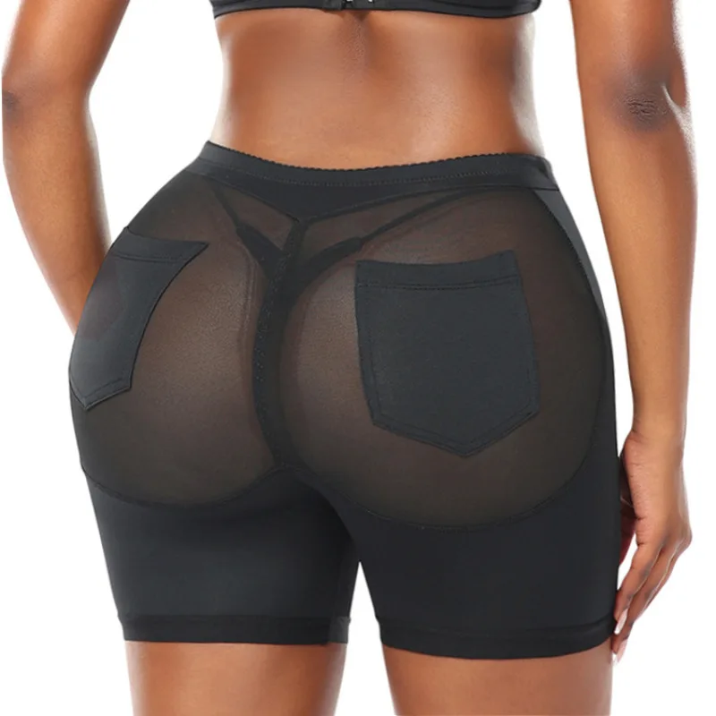 Butt Lifting Panties for Women Plus Size Shorts Mesh High Waist Body Shaper Enhancer Panties Hollow Out Buttocks