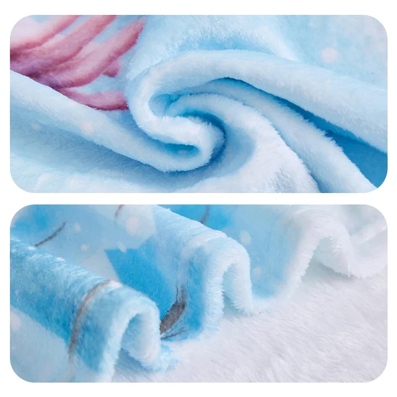 Flannel Blanket Sofa Winter G-Gabbys D-Dollhouse Lovely Warm Bed Fleece Custom Fluffy Soft Blankets Microfiber Bedding Kids Gift 5