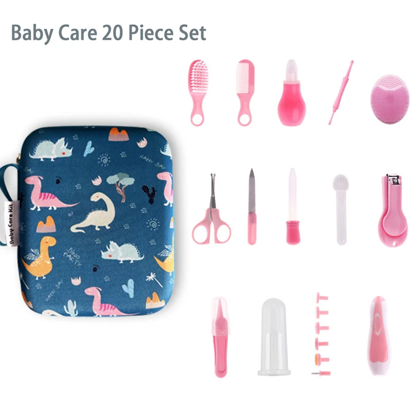 Baby Health Care Kit Portable Newborn Baby Grooming Kit Nail Clipper Scissors Hair Brush Comb Safety Care Set Hot Sale