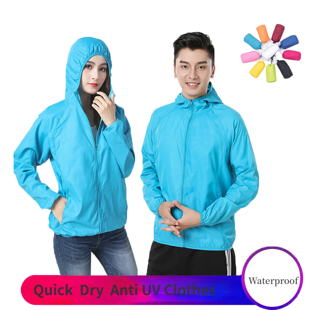 Hiking Jackets Waterproof Hiking Jackets Waterproof Jacket Waterproof Coats Summer Outdoor Sunscreen Clothing Men Women