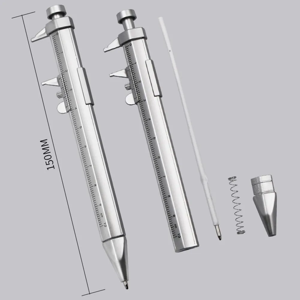 

1PCS 15CM Long Multifunction 0.5mm Gel Ink Pen Vernier Caliper Roller Ball Pen Stationery Gift Clear And Easy To Read Tools