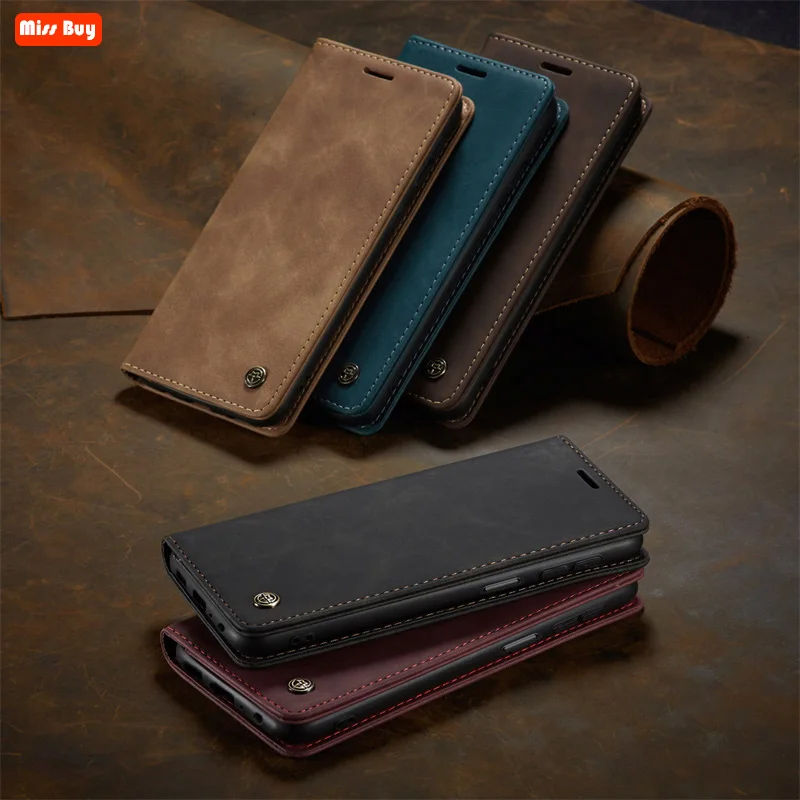 

Vintage Leather Flip Case for Xiaomi Mi 12T 12 Lite 11 Pro 10T 9 9t Redmi Note 8 9 Promax Note 9s Case Luxury Book Back Cover