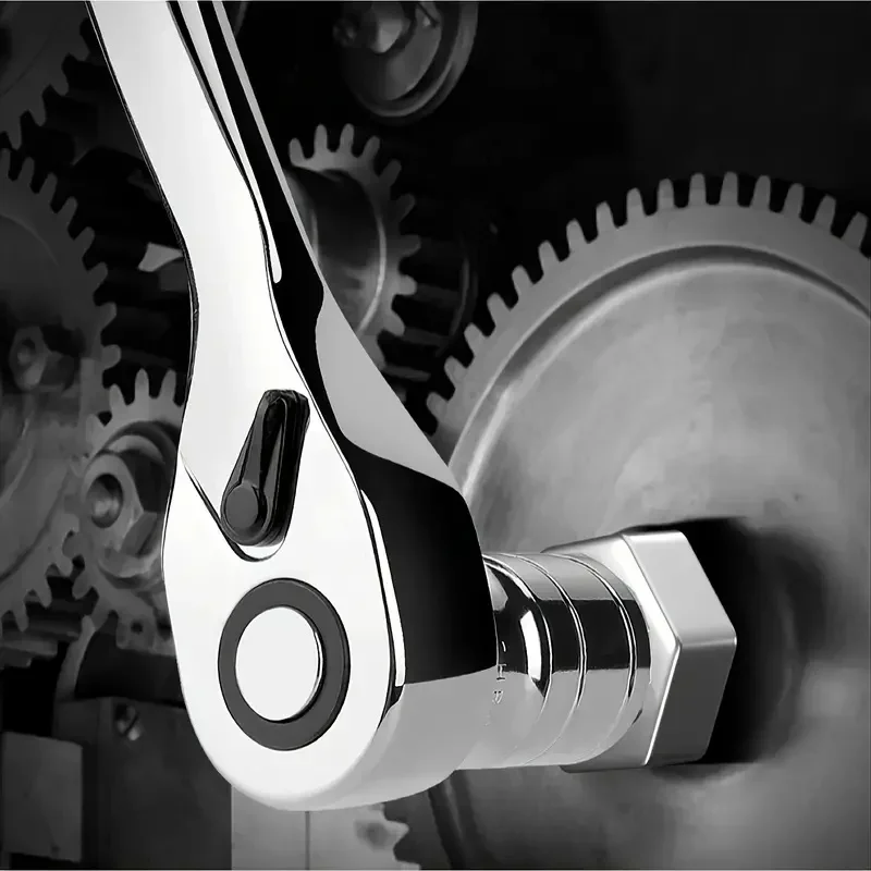 72 teeth short shank auto repair tool wrench quick ratchet wrench head 4