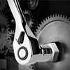 72 teeth short shank auto repair tool wrench quick ratchet wrench head 4