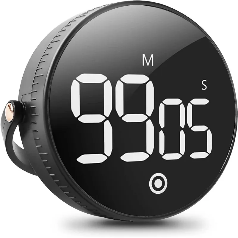

Magnetic Kitchen Timer LED Digital Timer Manual Countdown Timers Alarm Clock Cooking Study Fitness Stopwatch Garden Water Timers