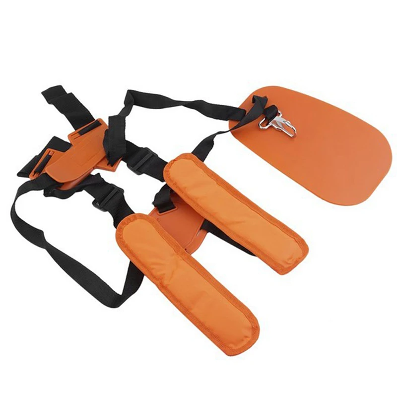 Double Shoulder Harness Strap Comfortable Labor Saving for Brush Cutter Trimmer Garden Pruner W Shape Strimmer Padded Belt