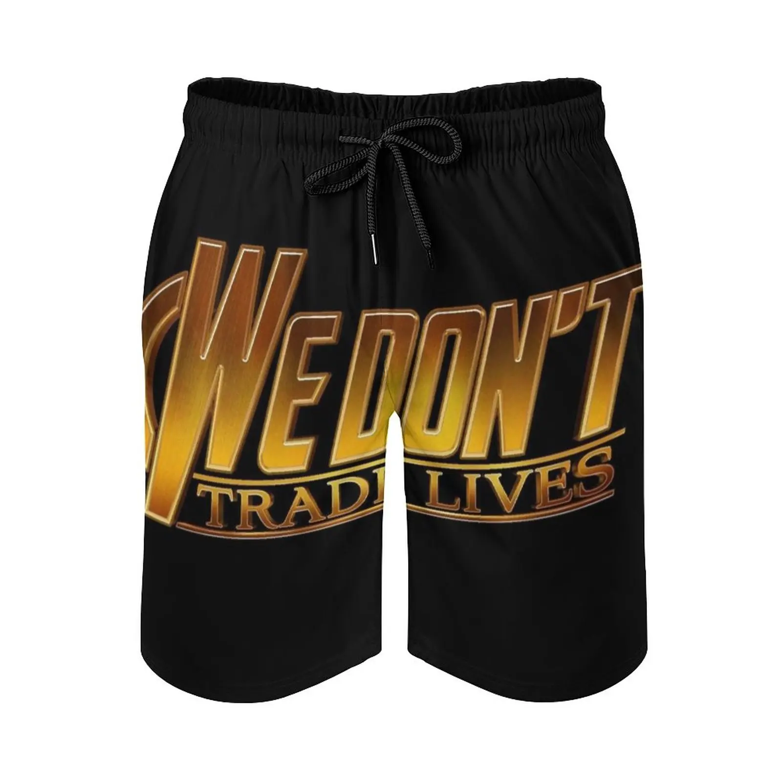 We Non Trade Lives Quick Dry Summer Mens Beach Board Shorts Slip For Man Gym Pants Shorts Super Hero Super Team Pop