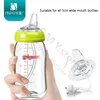 ANPEI 5CM wide diameter bottle universal duck mouth accessories, silicone gravity ball straw 4