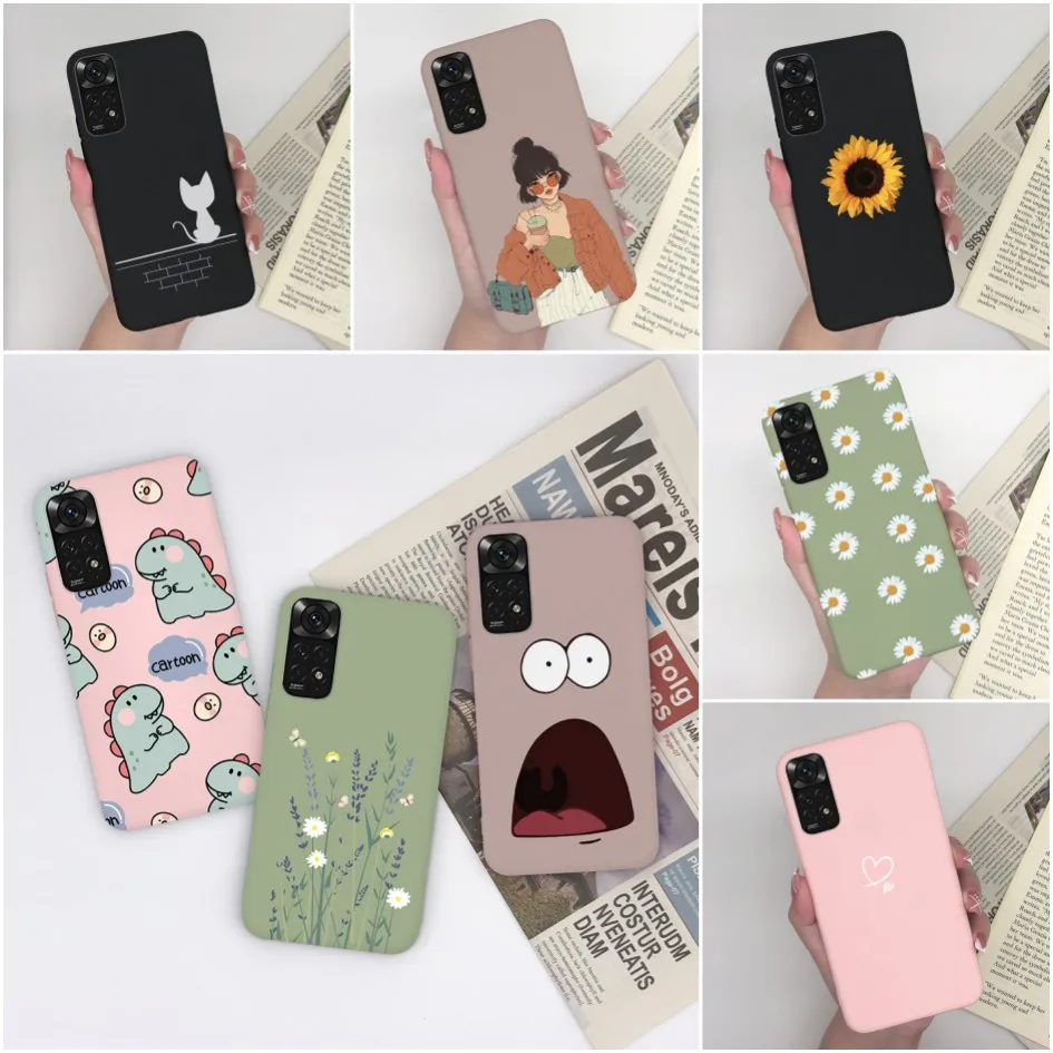 Per Xiaomi Redmi Note 11 11 S 4G 5G Cassa Del Telefono Cuore Farfalla Margherita Modello Morbido Silicone Tpu Cover Posteriore Per Redmi Note11 11 S
