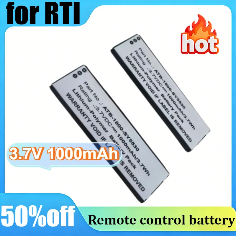 2PCS 3.7V for RTI 40-210742-20 ATB-1800-SY5530 ATB-900-SY5531 T1 T2+ T2B T2C T2C