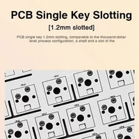 AULA F108pro Wireless Bluetooth Keyboard Macro Gaming keyboard Gasket Hot-swap Full Size Keyboard with TFT Smart Display - Image 5