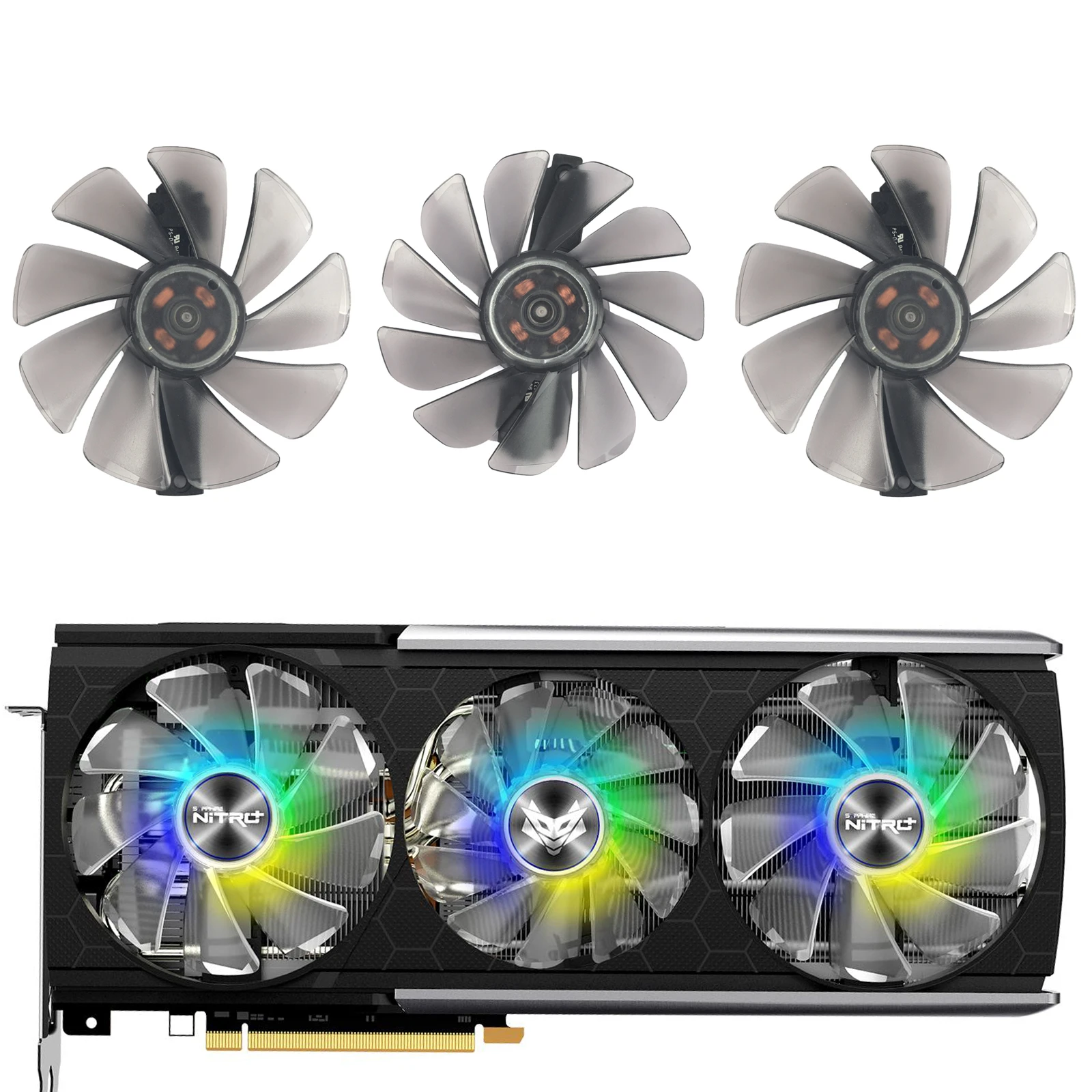 Video Card Cooler Fan For Sapphire Rx 5700 Xt Nitro+ Special Edition