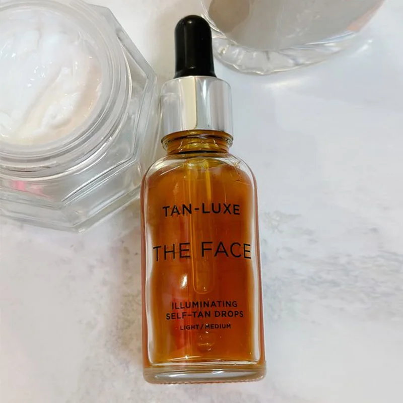 30ml Facial Tanning Serum Liquid Effective Sunlight Absorption Serum Moisturizing Lasting Body Tanning Products Facial Care