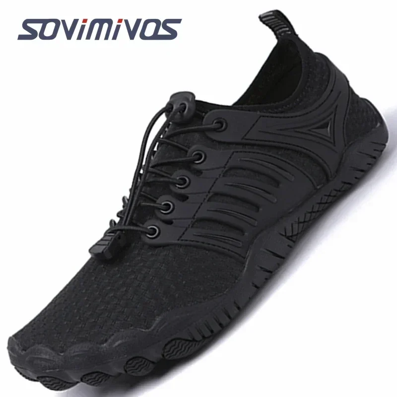 Men's Cross-Trainer Barefoot & Minimalist Shoe Wide Toe Box Women Upstream Swimming Shoes Beach Slippers escarpines playa