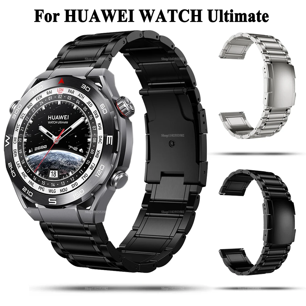 

Ремешок из титанового сплава для HUAWEI WATCH Ultimate Band, браслет для HUAWEI GT 4 3 2 GT2 GT3 Pro 46 мм, аксессуары для наручных часов, 22 мм