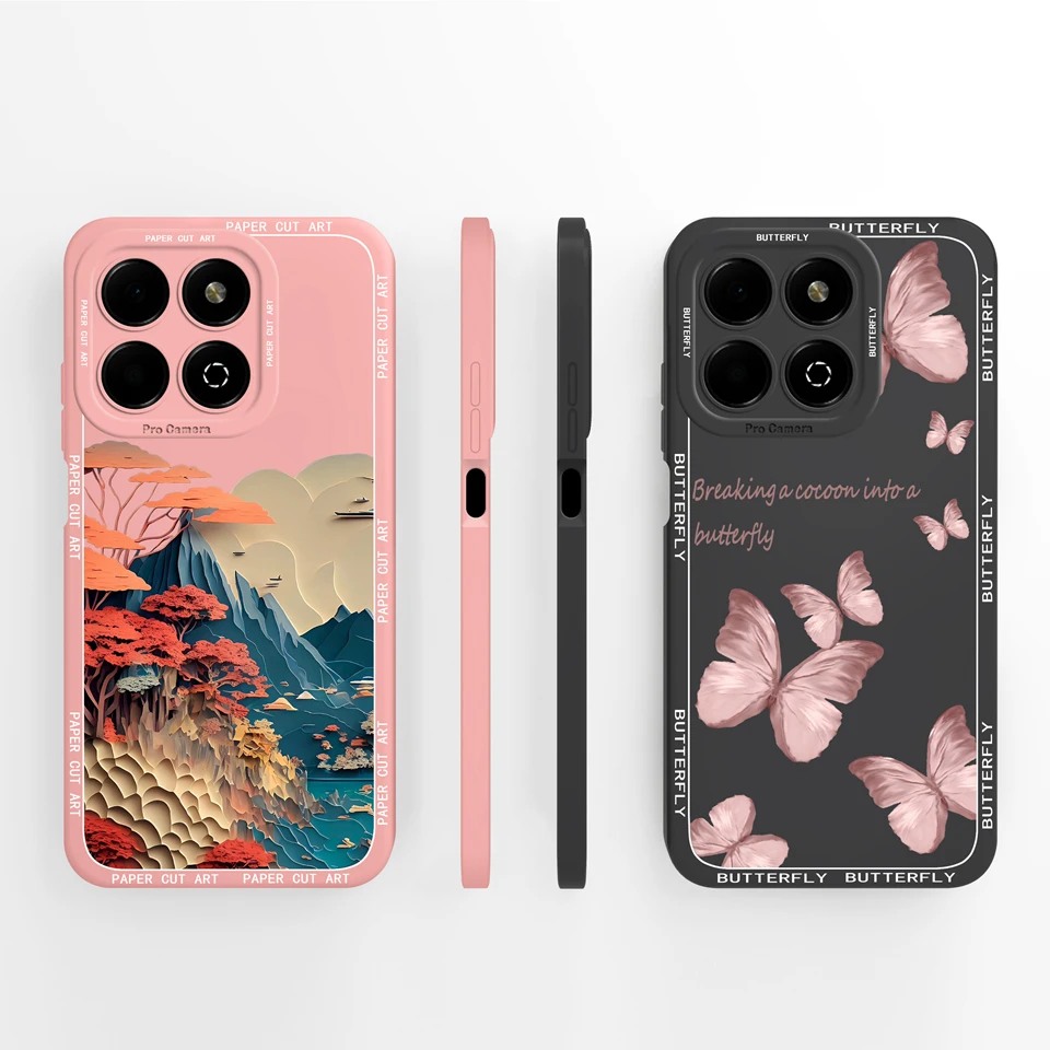 Purple Moon Pink Sky Liquid Durable Shockproof Luxury Shell Case