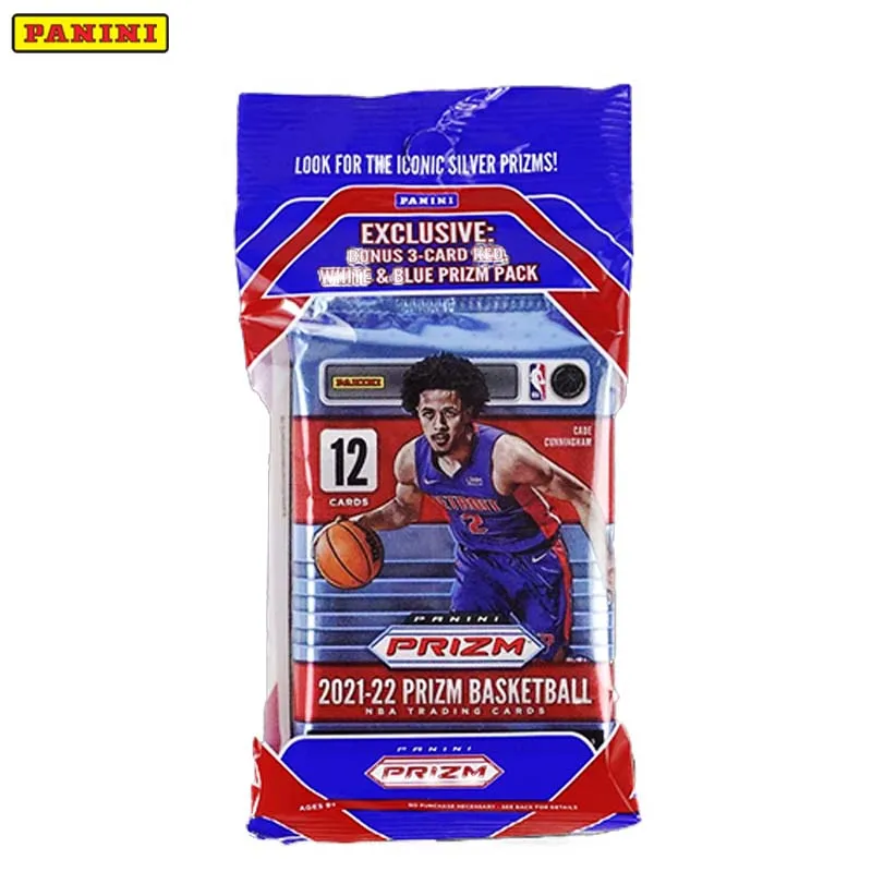 

2021-22 Panini Prizm Nba Basketball Star Card Fat Pack Edition Series Star Collectible Cards Limited Fan Card Commemorate Gifts