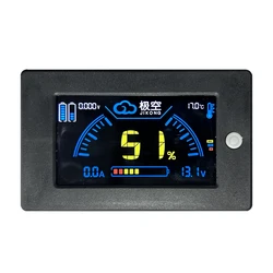 Enhanced LCD Display with Voltage, Current, SOC, and Temperature Indicator (JK 3.2 LCD)