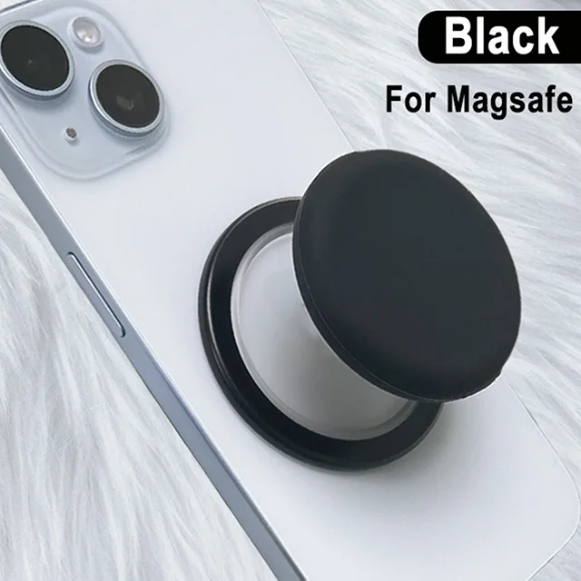 Magnetic Cell Phone Holder with 360° Grip & Silicone Cover