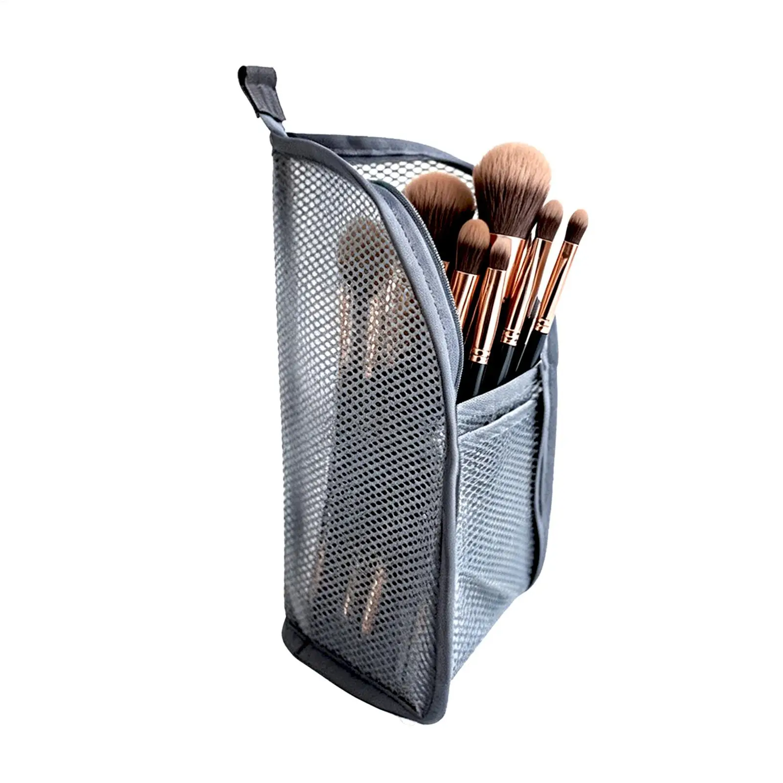 Waterproof Mesh Travel Toiletry Bag for Women - Compact and Versatile Cosmetic Organizer