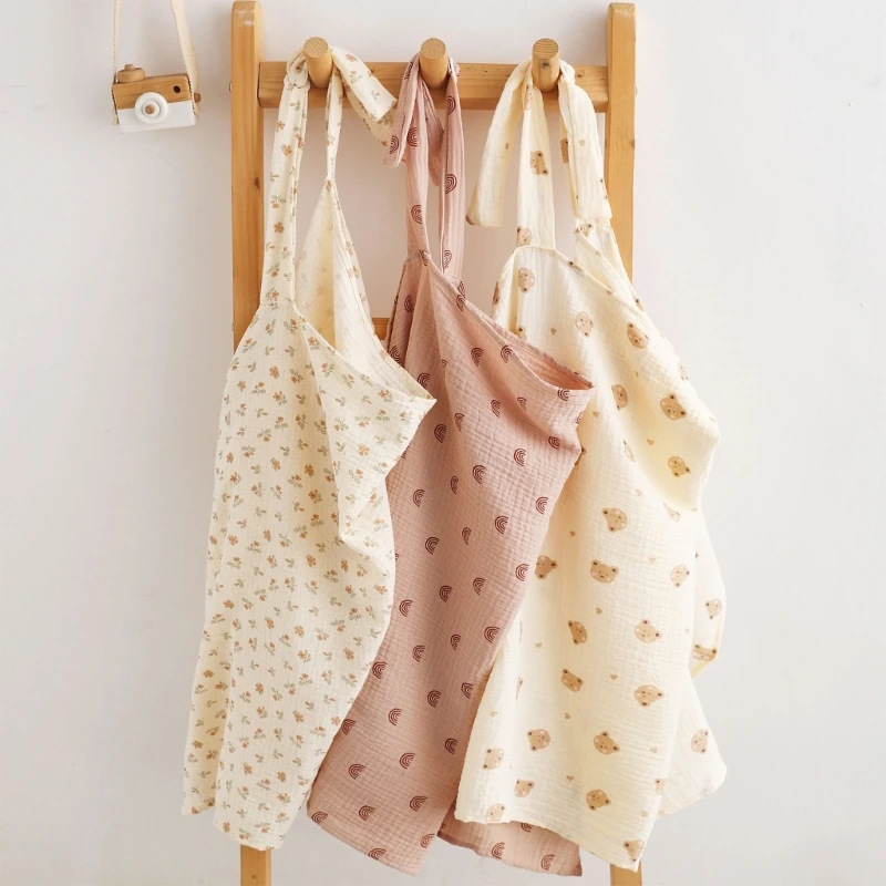 Cotton Muslin Baby Nursing Cover Apron Soft Breathable Gauze Privacy Protections Mother Breast Feeding Covers breastfeeding cover nursing towel