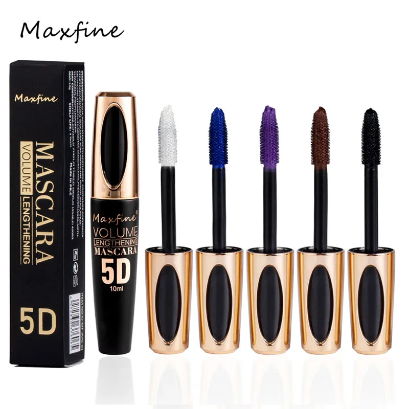 5D Silk Mascara with Big Eyes, Strong and Lasting Black Content and Length, Waterproof and Non-caking, and Prolonged Mascara. 6