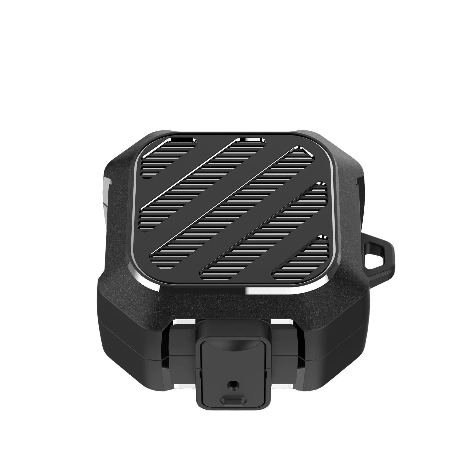 Rugged Shockproof Earbuds Protective Case with Keychain Clip