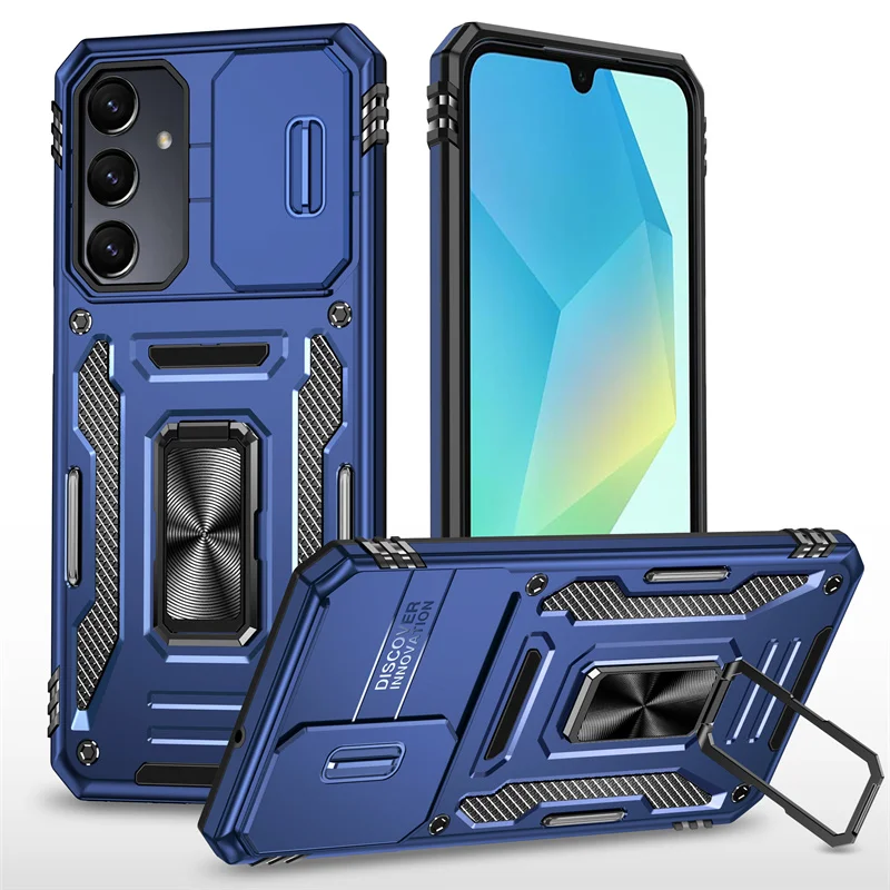 Enhanced Ring Holder Armor Shockproof Case with Lens Protection