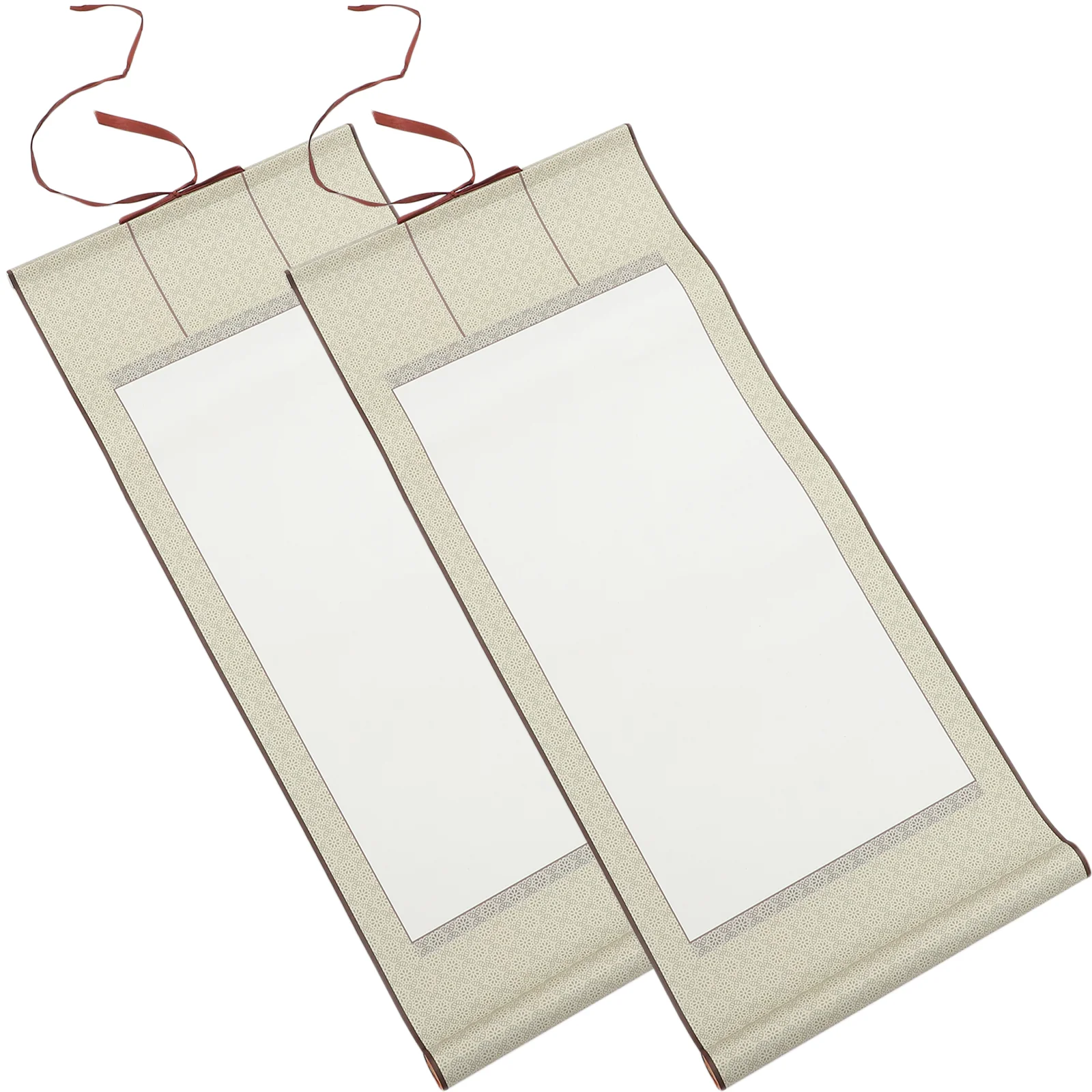 Hanging Calligraphy Drawing Scrolls Paper Blank Scroll Chinese Calligraphy Paper for Drawing Daily Calligraphy Painting