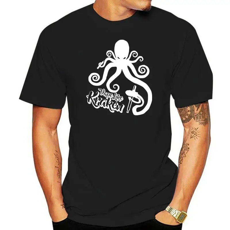 Camiseta de algodón Normal para hombre, camisa Unisex de más tamaño y colores, vaporizador como Kraken E Cig Vaping Cloud Chaser