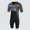 Zone3 Men's Cycling Jersey Short Sleeve Set One-piece Jumpsuit Maillot Bicycle Mtb Clothing Ropa Ciclismo Male Running TriSuit 4