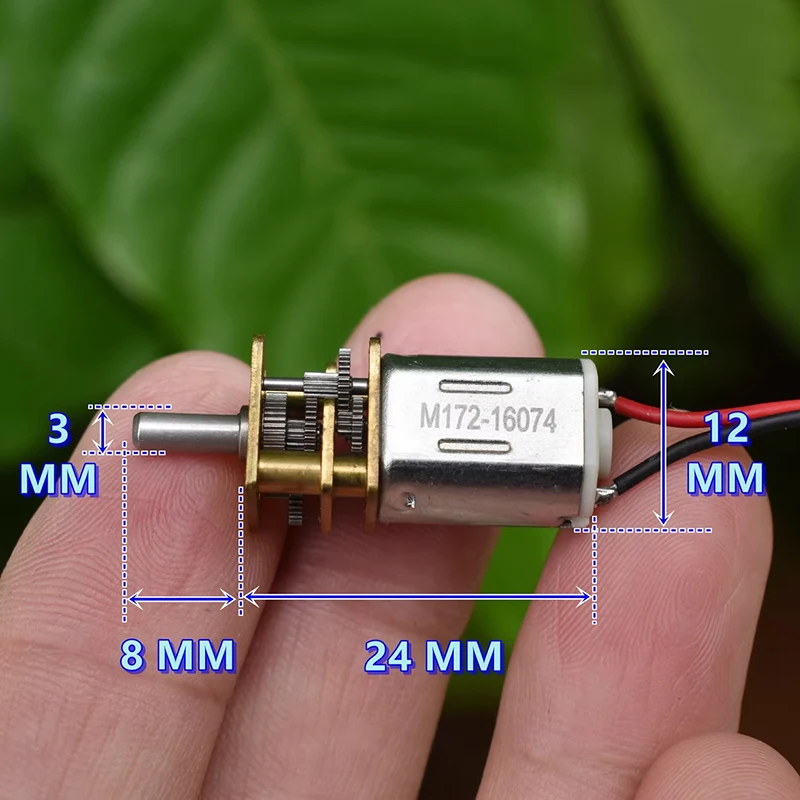 GA12-N20 미니 풀 메탈 기어 모터 DC 5V-6V 29RPM-35RPM 저속 D-샤프트 마이크로 N20 기어 박스 감속 모터 대형 토크
