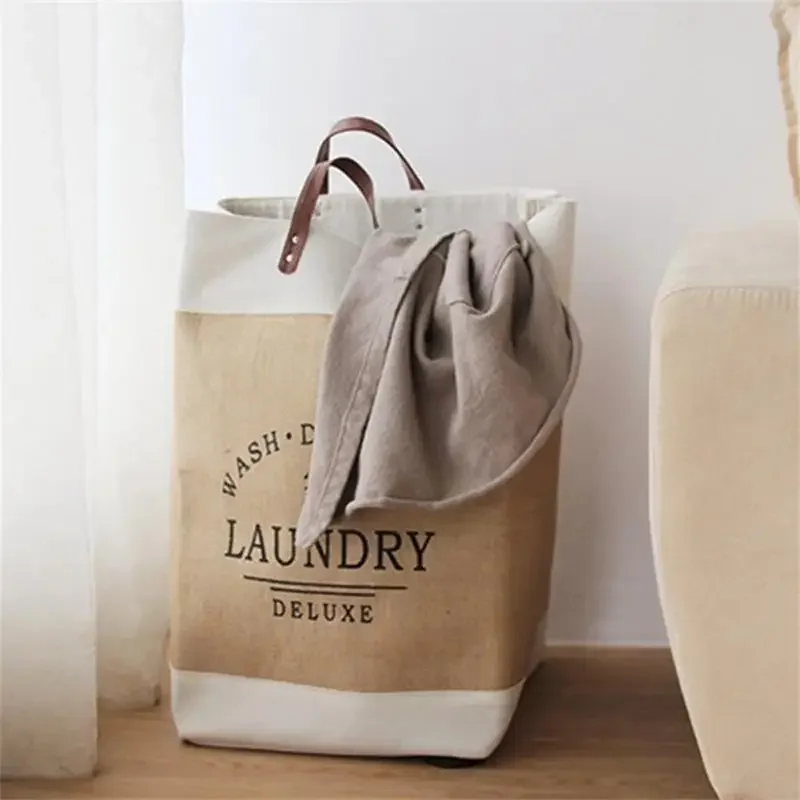 Fabric Laundry Basket Folding Storage Basket Household Storage Box Portable Large Capacity Laundry Basket Dirty Clothes Basket 4