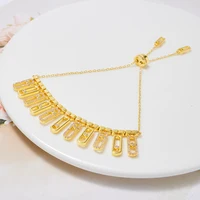 017354~ Trendy Women Necklaces Set Cubic Zirconia Bridal Jewelry Sets Dubai Wedding Party Accessories Best Selling Saudi Arabia 4