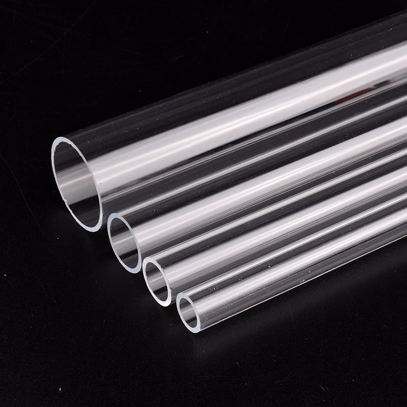 O.D 16~110mm Clear Acrylic Tube Fish Tank Aquarium Supplies Hydroponics Watering Transparent Plexiglass Pipe 20/33/50cm Long 1Pc acrylic tube