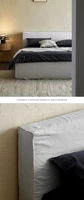 Lit démontable et lavable, style minimaliste pour gîtes, lit double de 1,8 m, chambre principale, lit moelleux, personnalisation 6