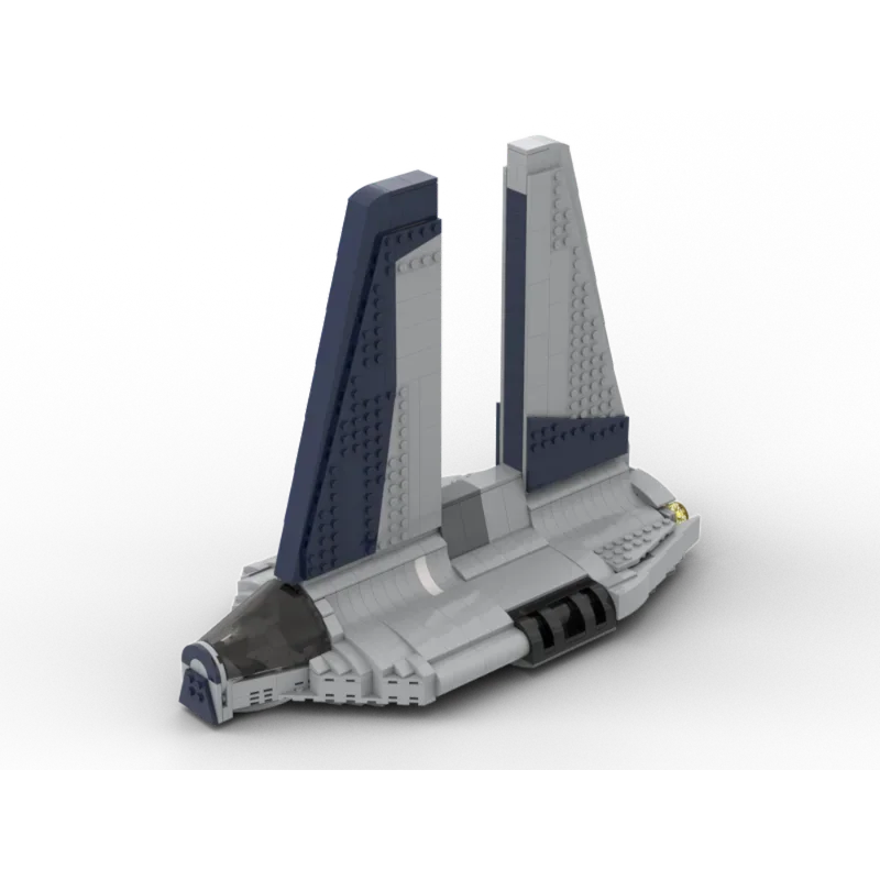 

Spaceship MOC Split landing shuttle Building block toy DIY Display Model Construction Toys Christmas Present Birthday Gift