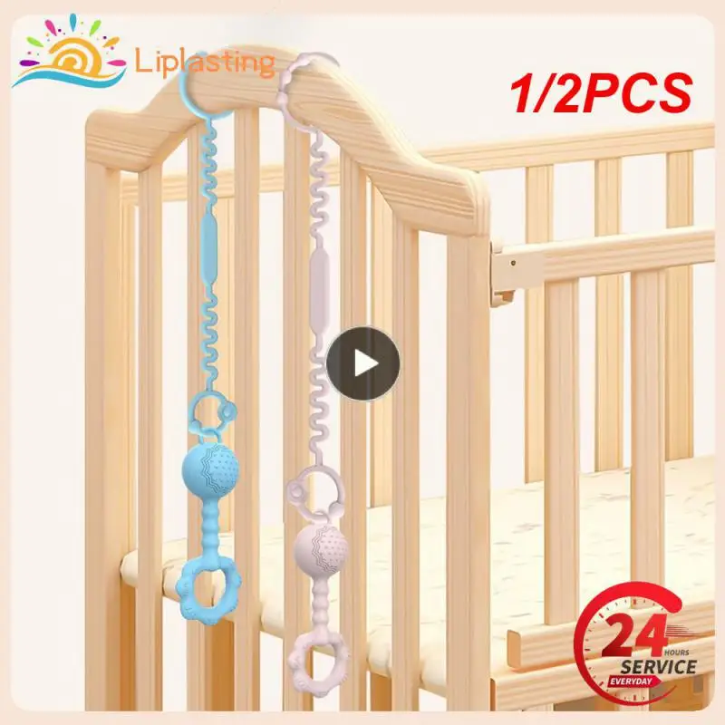 

1/2PCS Styles New Silicone Toy Safety Straps Baby Teething Chain Adjustable Pacifier Chain Baby Product Anti-drop Leashes