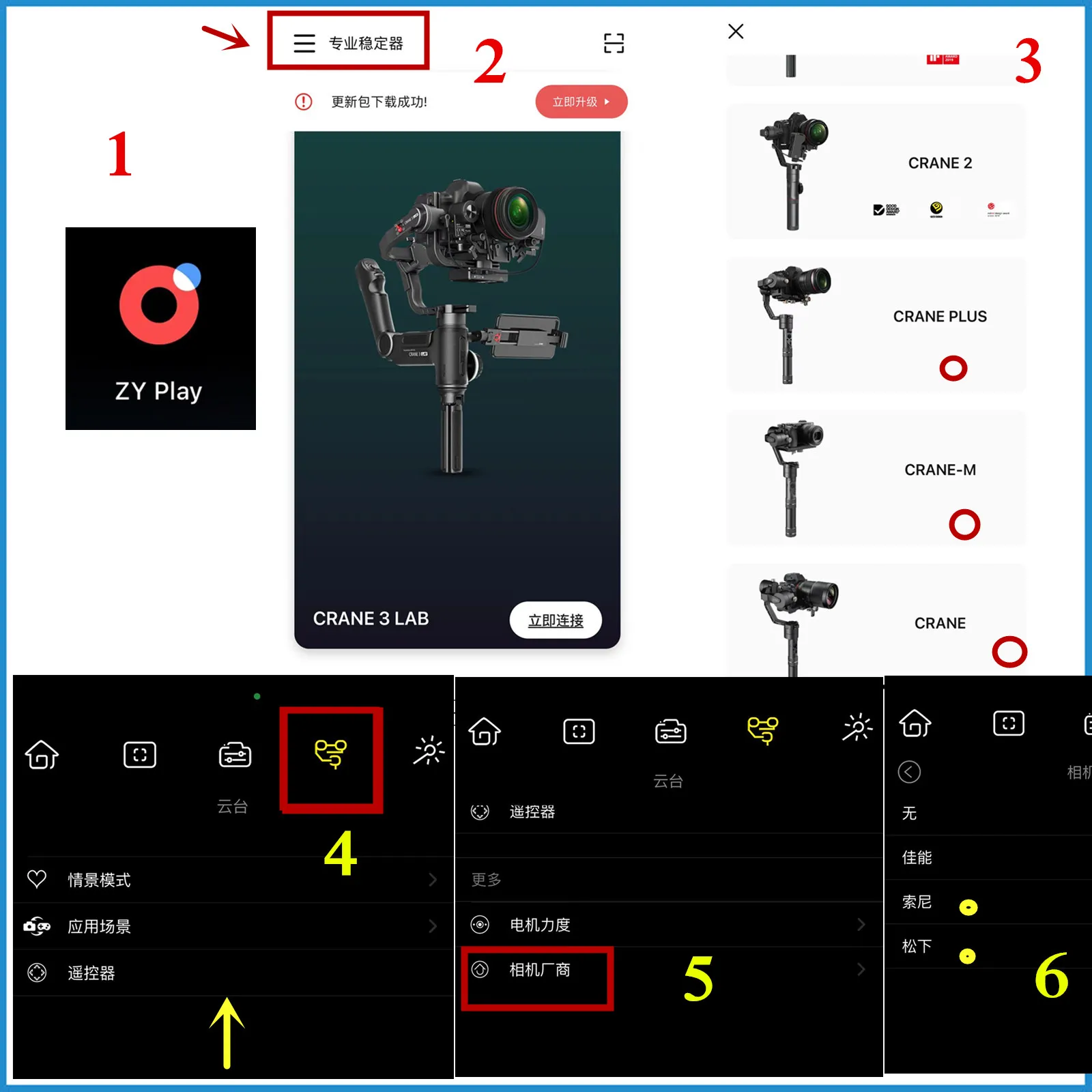 For Zhiyun to Panasonic cable Crane 2 / Crane/m/plus stabilizer Control Cable GH(3/4/5/6/7) S5 S5II S5MX2 FZ1000 S1 S1R S1H