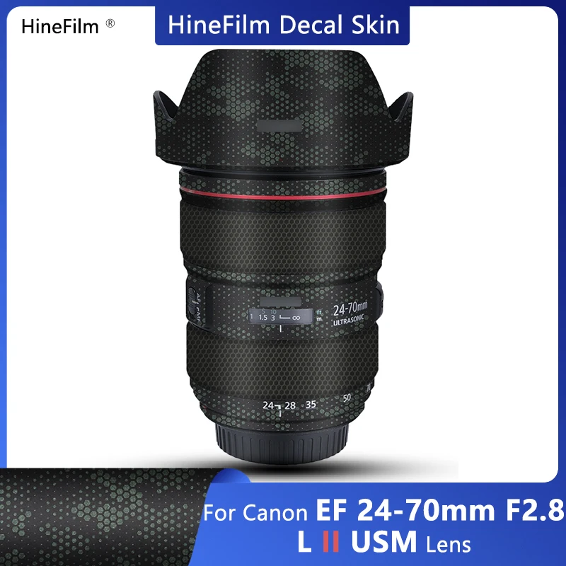 Pelli Per Lenti Per Canon Ef24-70 F2.8 Ii Lens Decal Skin Wrap Cover Per Canon Ef 24-70Mm F/2.8L Ii Usm Lens Sticker 2470 Cover Film