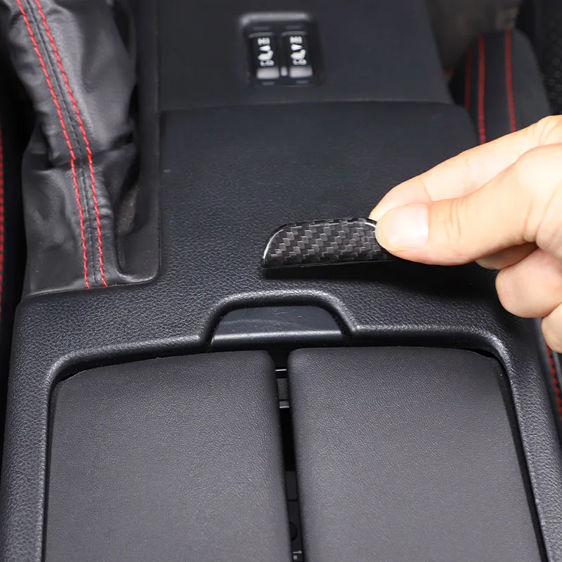 

Для Subaru BRZ 2022, для Toyota 86 2022, подлокотник из натурального углеродного волокна, автомобильный подлокотник, кнопка переключения, декоративная н...