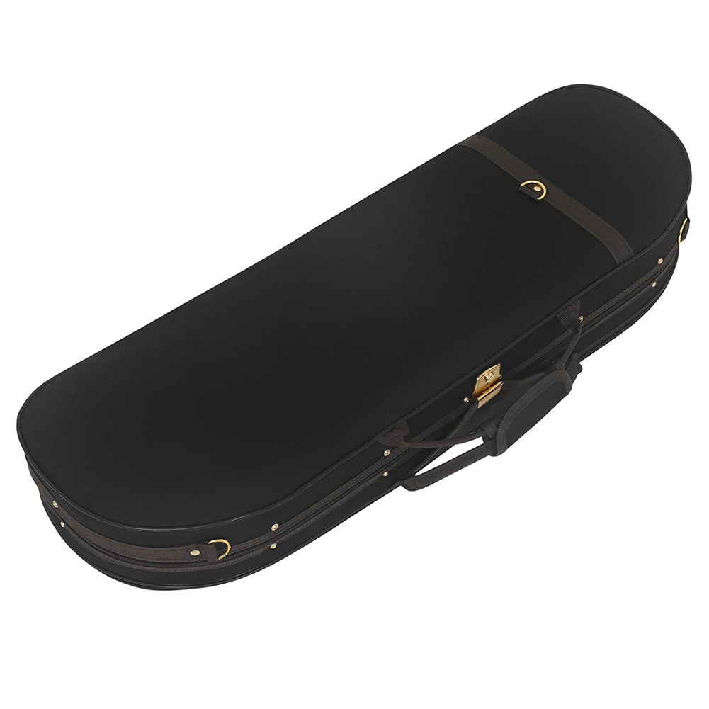 1PCViolinCaseLightweightPortableViolinBoxWithHygrometerStraps