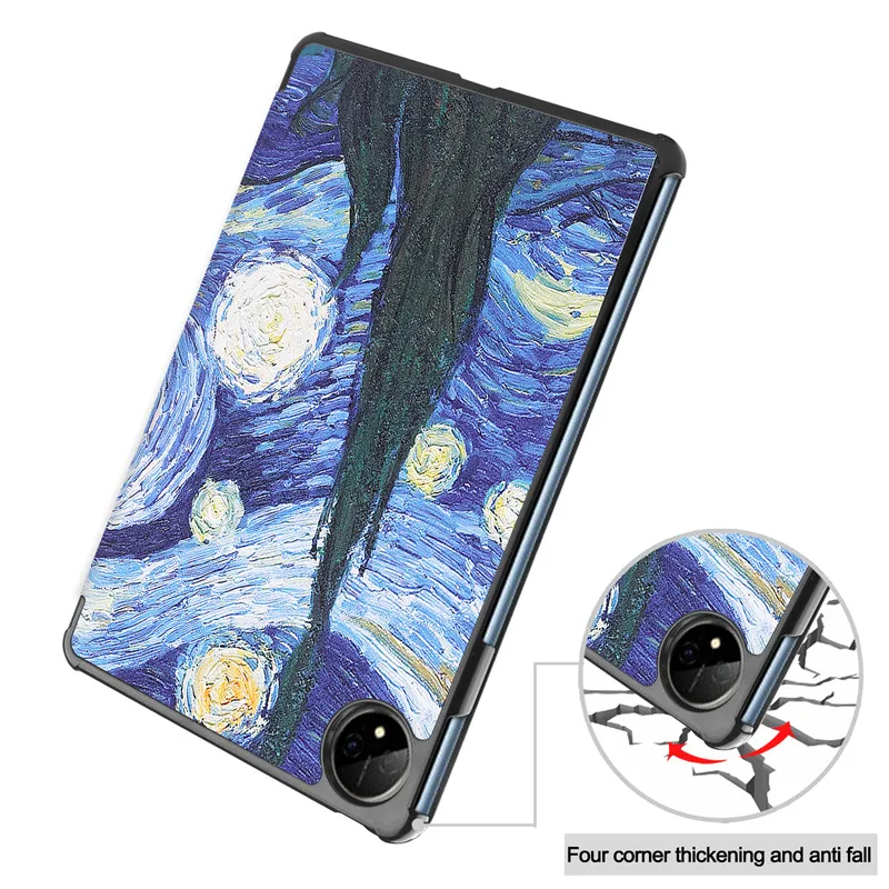 Tablet Fonda per Huawei Matepad Pro 11 Cover 2022 Custodia in pelle Tri Fold per Coque Huawei Matepad Pro 11 2022 Custodia da 11.0 pollici_voghion.com