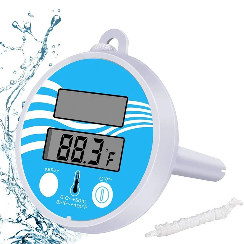 JB-Floating Pool Thermometer, Swimming Pool Thermometer, Solar Swimming Water Thermometer