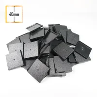 40mm Square Bases for WH and FW  Miniatures Base and Wargame Model Bases  NEW 1