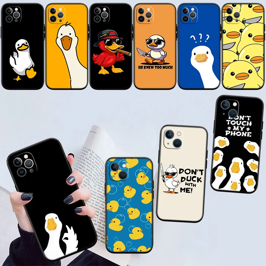 Cartoon Duck Phone Case - Stylish and Durable Protection